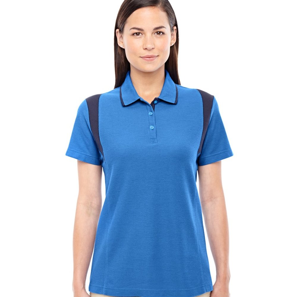 NEW! Ladies Sport Blue Active Golf Polo Shirt